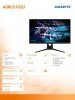 Gigabyte Monitor 32 cale AORUS FI32U 1ms^IPS^HDMI^GAMING^